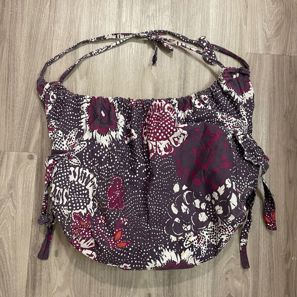 Vintage Y2K Aeropostale Tote Bag Purse Purple Cargo Pockets Whimsey Fairy